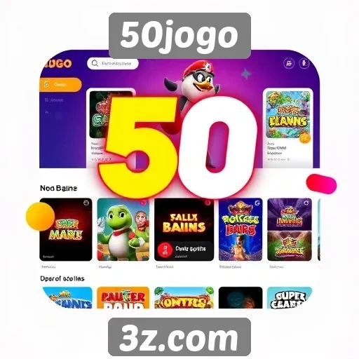 Plataforma 50jogo se destaca pelo design intuitivo